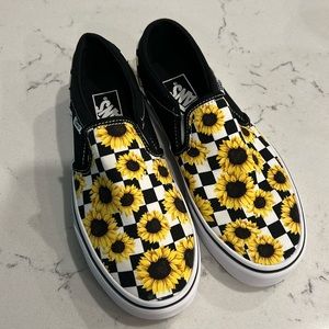 Vans Asher Sunflower slip on